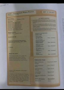 Class 12 Political Science Book