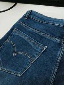 Wide Leg Jeans - Dark Wash