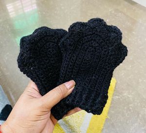 Crochet Catpaw Fingerless Gloves