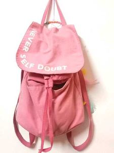 Pink Backpack - Never Self Doubt