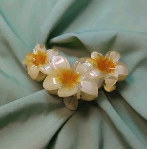 Flower Hair Claw Clip