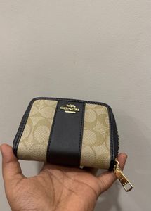 Coach Signature Zip Wallet