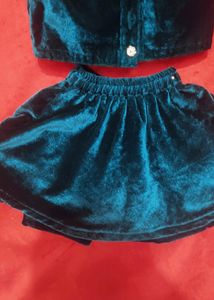 Velvet Top Skirt