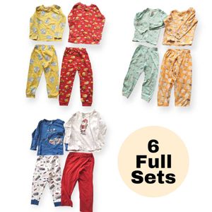 Six Sets Of Full Sleeves & Pants