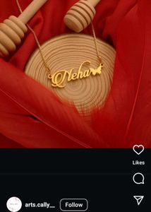 Customize Name Pendant