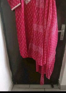 Pink Embroidered Kurta Set