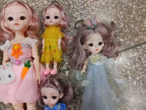 Cute Dolls With 3d Eyes And Movable Joints