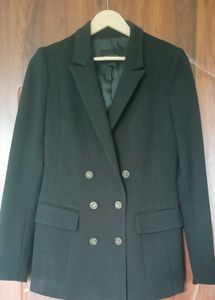 Black Double Breasted Blazer