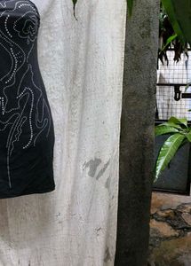 8296. Sparkly Black Mini Dress