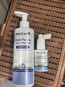 wishcare anti hairfall shampoo & hair growth serum