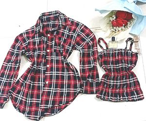 Crop & Cardigan Shirt
