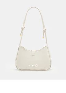 Savana White Shoulder Bag