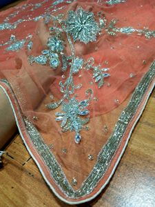 designer heavy netted(zardosi kundan cutdan diamon
