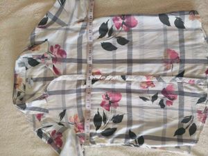 Floral Plaid Button-Down Shirt