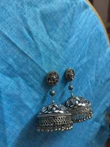 Limited Time Sale ! Oxidised Silver Jhumka ✨✨
