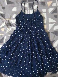 Women Skater Dark Blue Dress