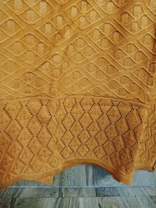 Orange Woollen Kurta