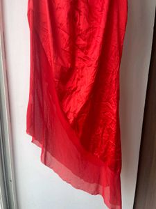 Red Strapless Dress