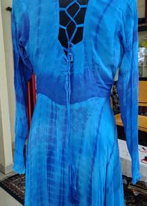 🩵 Blue Anarkali Gown 🩵