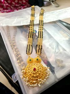 Gold Tone Mangalsutra Necklace
