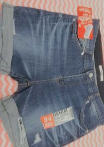 Denim Fashion Choice Shorts