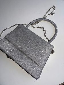 Silver Sling Bag