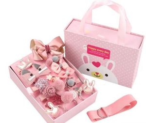 Cute Pink Hair Accessories Set