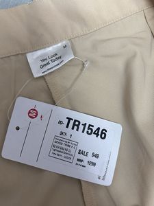 Mid Rise Solid Pocket Straight Leg Trousers In Off