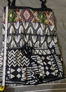 River lsland Aztec Print Playsuit Size S