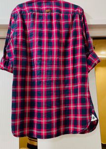 Men Wrogn Brand Full Sleeve Checked Shirt