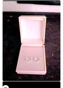 Diamond And Plan Bali Earrings Pure Silver (Pairs)