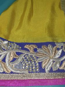 Elegant Embroidered Saree