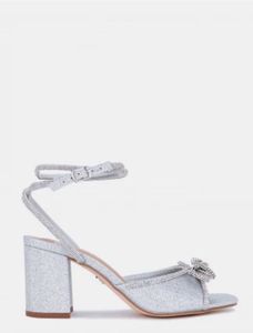 Novo Silver Sparkly Heels