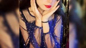 Blue Dress With Simmer