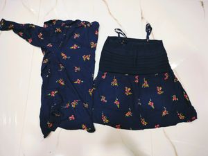 Peplum Top with Shrug