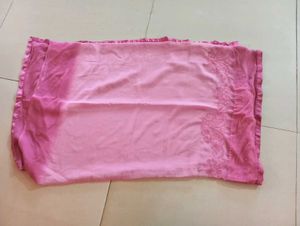 Pink Embroidered Saree