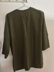 olive green top