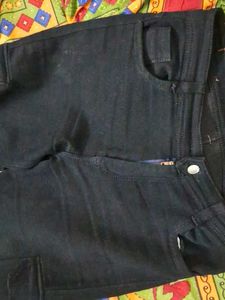 Black Cargo Jeans