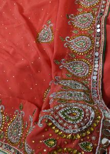 mirror 🪞 Elegant Embellished Saree