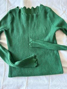 Green Sweater Top
