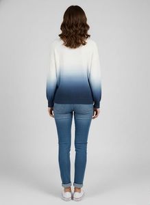 Ombre Knit Pullover Sweater