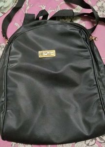 Black Nylon Backpack