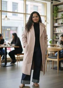 Elegant Beige Trench Coat