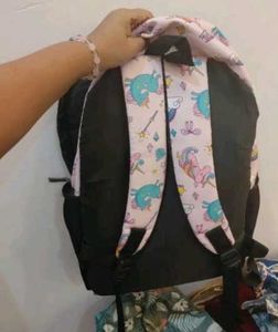 Cute Unicorn Print Backpack