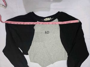 Crop Top with &#34;AD&#34;