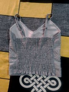 Grey Patterned Top