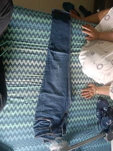 Women Bare Denim