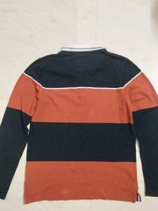 Striped Rugby Shirt - Casual Style