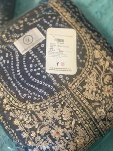 Brand New Xxl Elegant Blue Embroidered Kurta Set