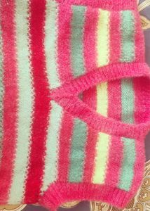 Striped Knit Vest